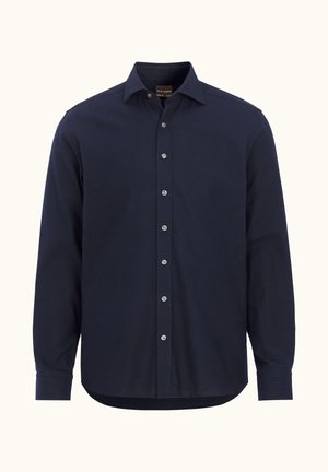 Oscar Jacobson REG FIT CUT AWAY BRUSHED - Camicia - navy