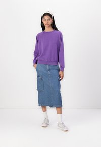 GAP NEW CREW - Mikina - ultraviolet wave