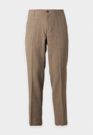 Les Deux, COMO SUIT PANTS SEASONAL - Nohavice - dark sand melange
