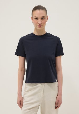 OVS, SHORT SLEEVE T SHIRT REGULAR FIT - T-shirt basic - navy blue