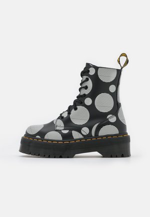 JADON - Veterboots - black/white