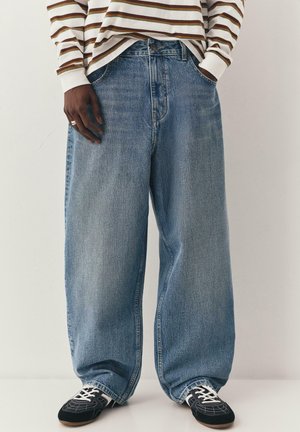 PULL&BEAR Džínsy baggy - blue denim