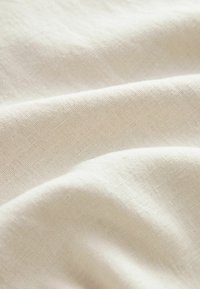 Next REGULAR FIT LINEN STRAIGHT LEG DRAWSTRING - Chino - ecru white