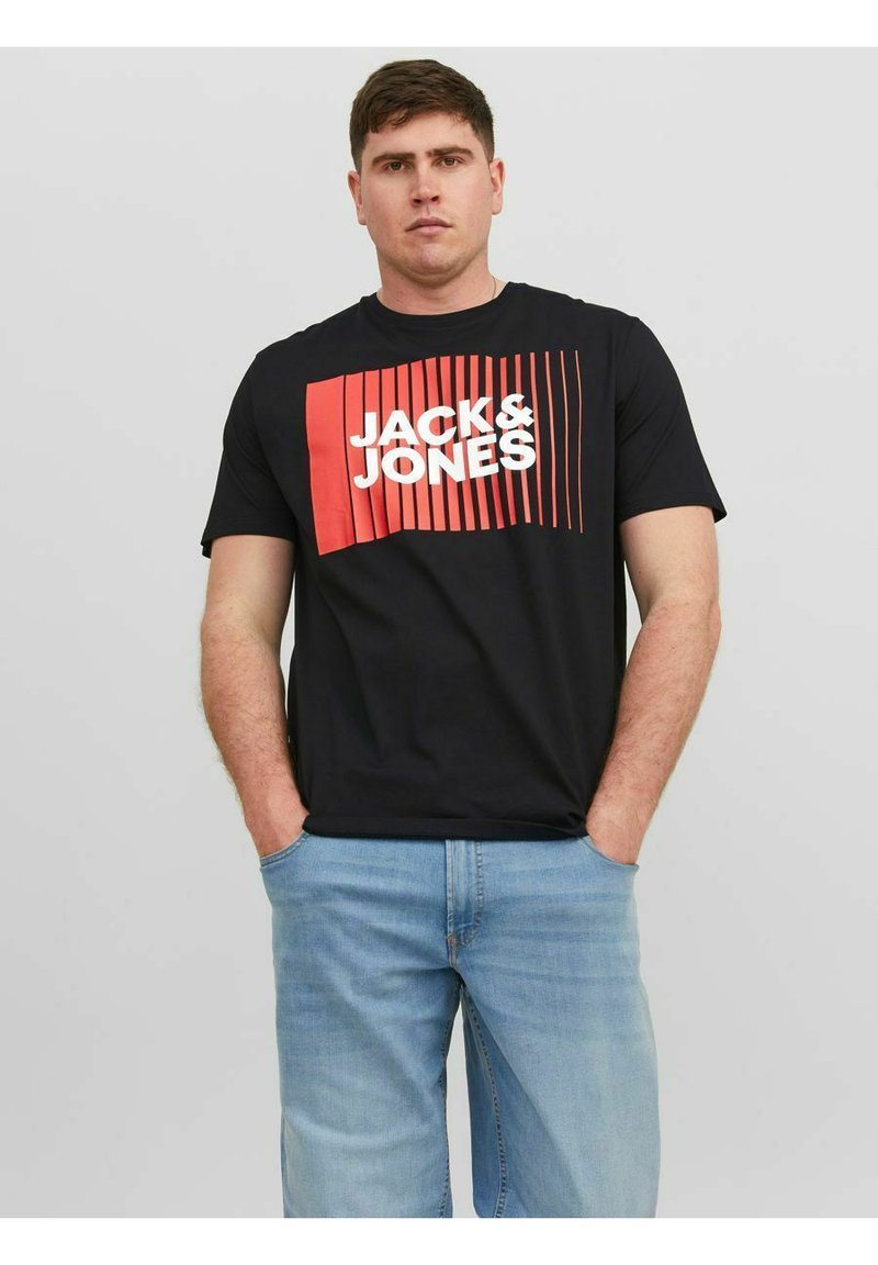 T-Shirt Jack & Jones Uomo - Logo Frontale Cotone Comfort Girocollo - Foto 3