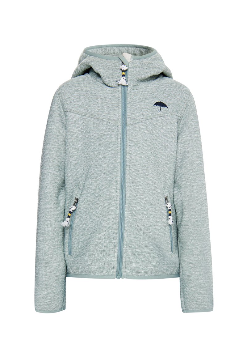 Schmuddelwedda Fleecejas mintgroen