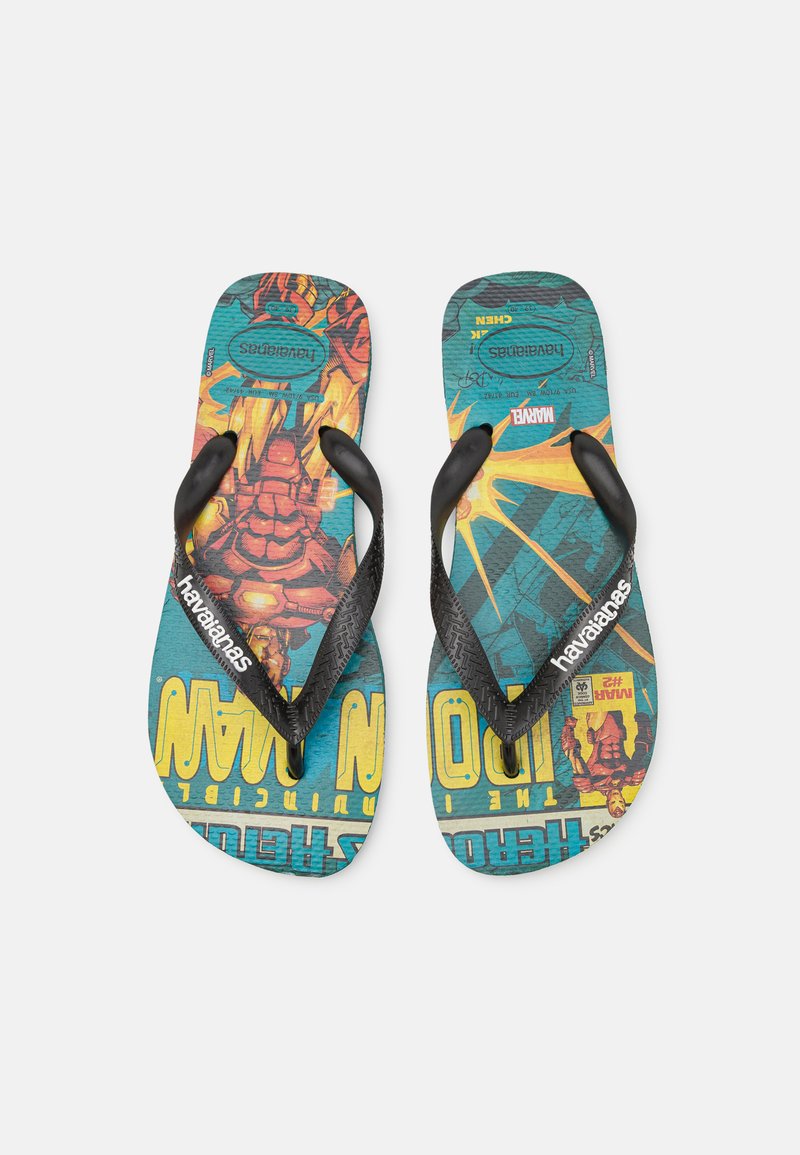 Havaianas MARVEL CLASSICS - Infradito da bagno - green/black