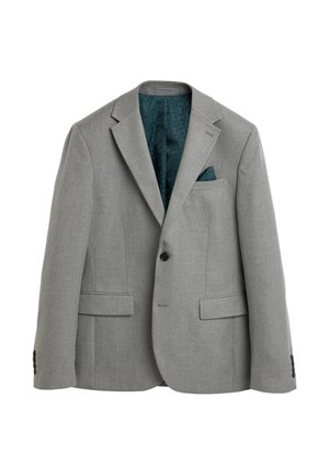 Next, SLIM FIT TEXTURED - Veste de costume - grey