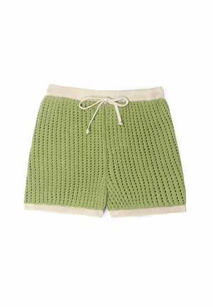 Shorts - green ecru