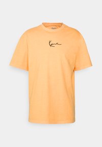 SMALL SIGNATURE WASHED TEE UNISEX - T-shirt estampada - light orange