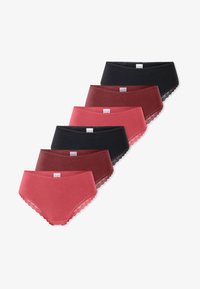 Sélectionné, schwarz   rot