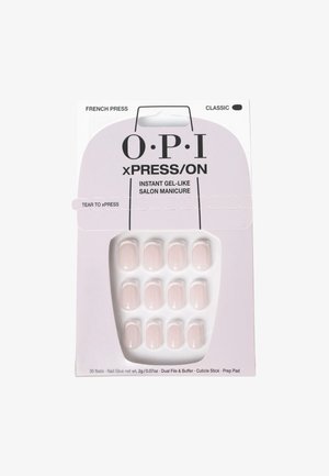 OPI, XPRESS/ON - FAUX ONGLES RÉUTILISABLES EFFET GEL - Stickers à ongles - french press
