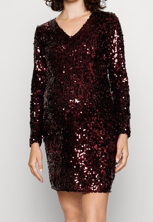 Cocktailjurk - dark red