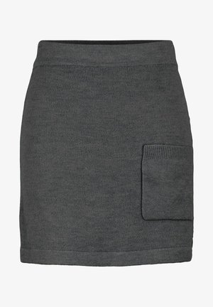 Pieces, Minijupe - mottled dark grey