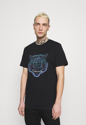 FADE FURY TEE - Camiseta estampada - black