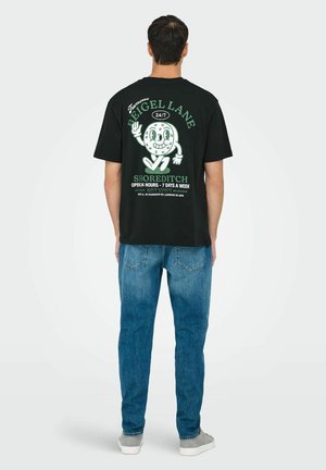 ONSFREDDI  - Print T-shirt - jet black