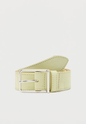 BELT WITH STITCHING BUCKLE WITH INTEGRATED LOOP - Ζώνη για επίσημη ένδυση - light yellow