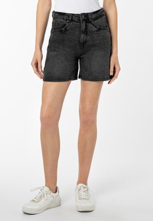 Sublevel HIGHWAIST  - Denim shorts - black