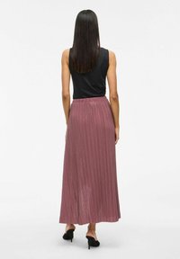 VILA VIPLIS HIGH WAIST - Ovito krilo - rose brown