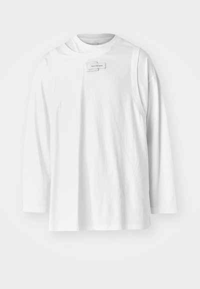 Feng Chen Wang DECONSTRUCTION UNISEX - Long sleeved top - white