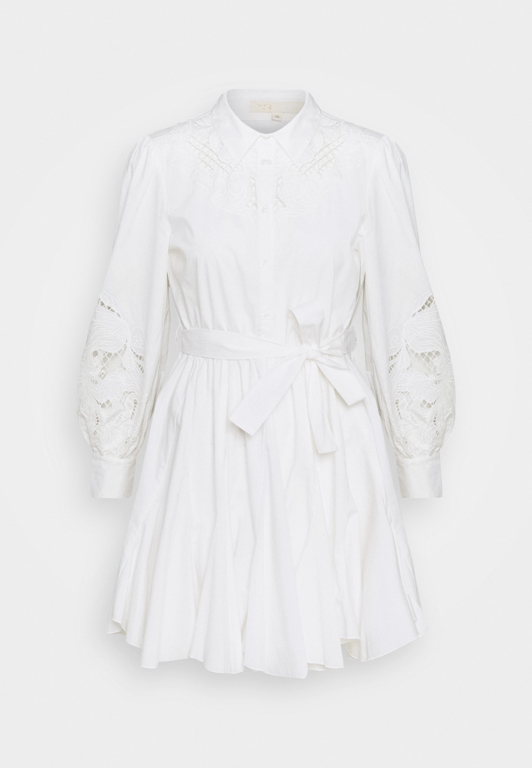 maje REBELLO - Shirt dress - blanc 