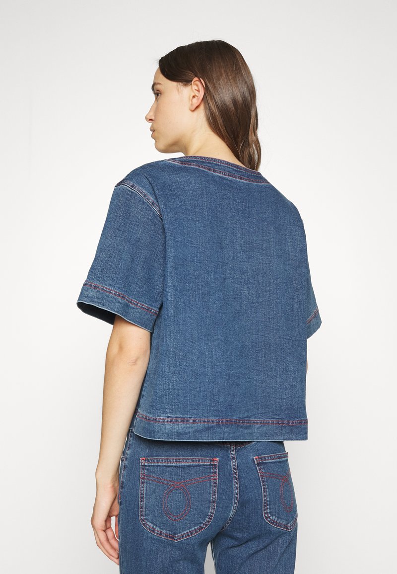Damen Kleider | See by Chloé T-Shirt basic truly navy/blau - SQ80854 Damen Kleider | See by Chloé T-Shirt basic truly navy/blau - SQ80854