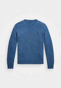 WOOL COTTON CREWNECK SWEATER - Jumper - blue salt heather