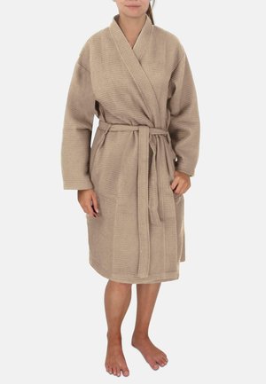 Normani MIT WAFFEL PIQUÉ KELIN - Dressing gown - beige