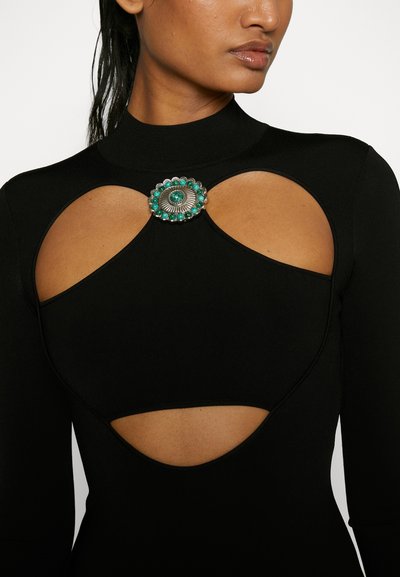 Roberto Cavalli GOING OUT DRESS - Trikoomekko - nero