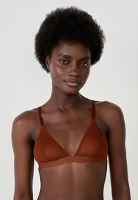 FLECK - Triangle bra - brown