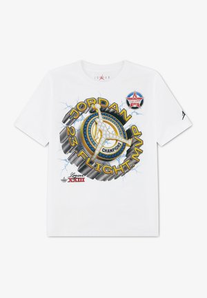 Jordan, FLIGHT MEDALLION - Camiseta estampada - white