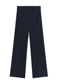 PETRA WIDE - Broek - navy pinstripe