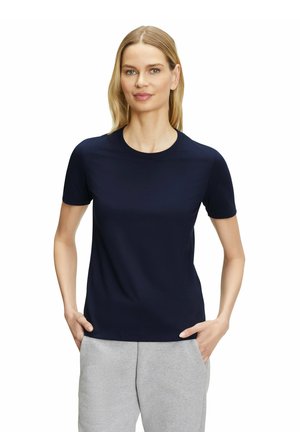 FALKE, Basic Round Neck - T-shirt basique - space blue (6116)