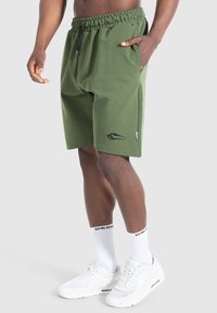Smilodox NALE TRAINING SHORTS - Korte broeken - khaki