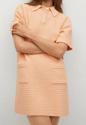 Gebreide jurk - orange