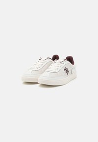 Tommy Hilfiger HERITAGE - Sneakers basse - white/burgundy