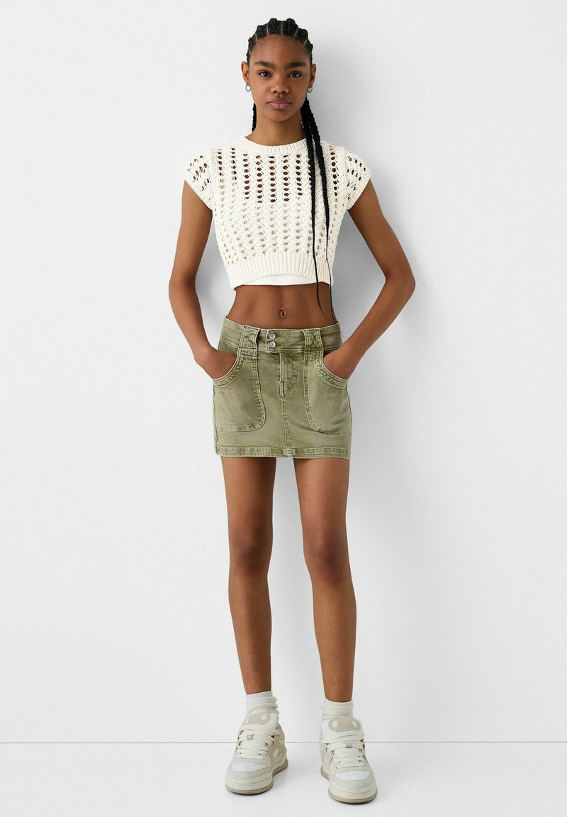 Bershka Top beige Bershka Top beige