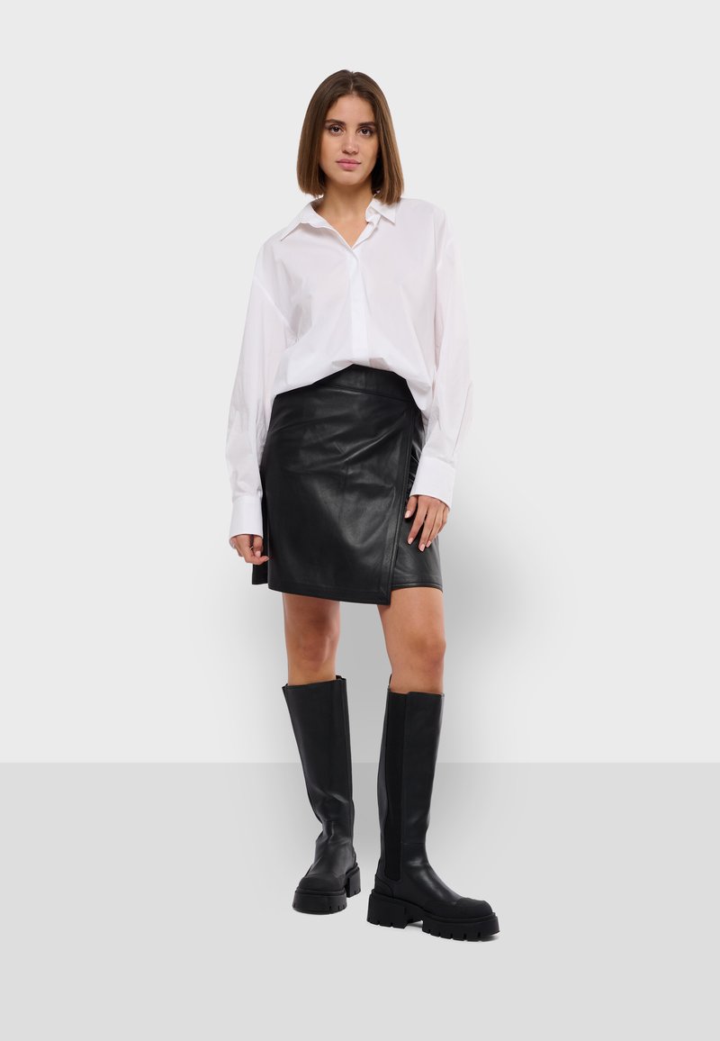 Mini Jupe-short Croft & Barrow – Noir Et Blanc – Taille M – Femme – Avec Poches