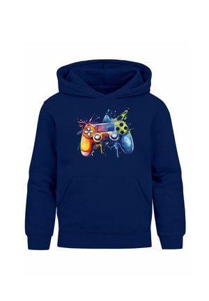 GAMING ZOCKEN PRINT - Kapuzenpullover - navy