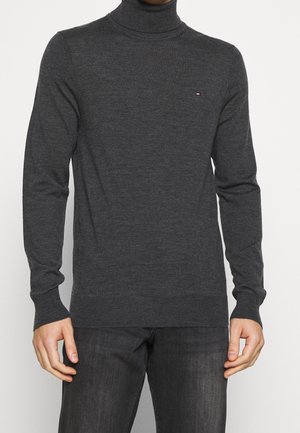 Jumper - mottled dark grey