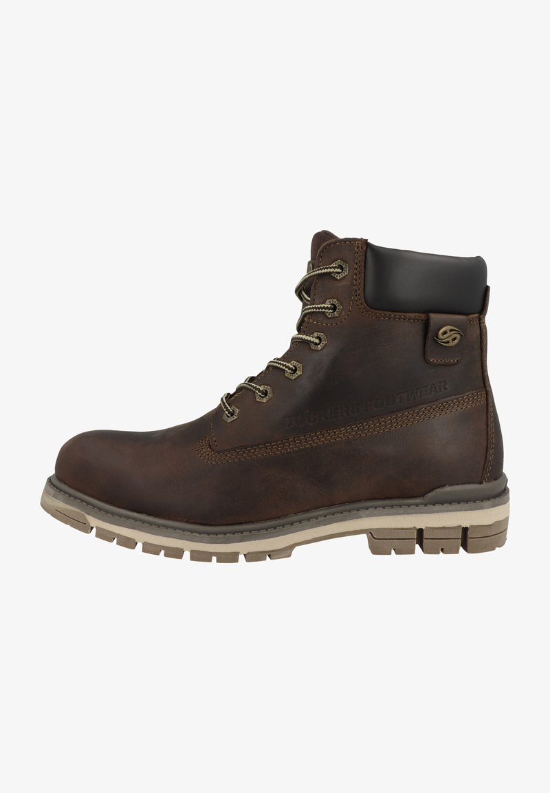 Dockers by Gerli SCHNÜR - Lace-up ankle boots - brown
