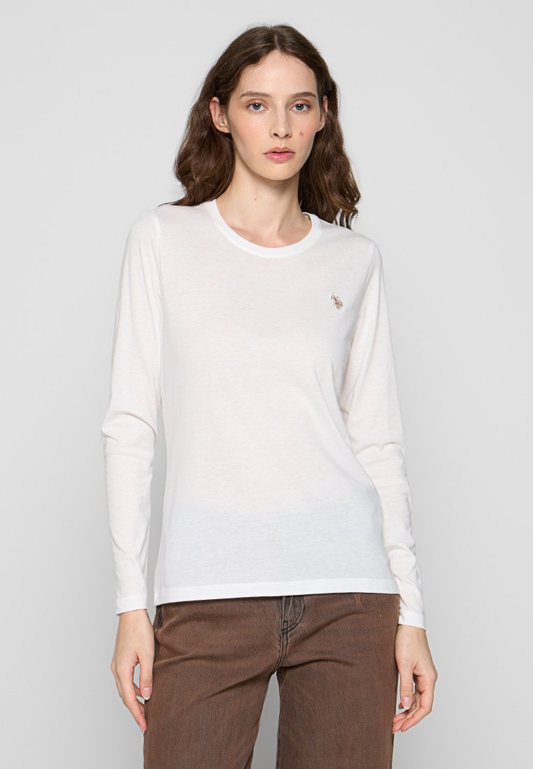 U.S. Polo Assn. Sweater met rits crème U.S. Polo Assn. Sweater met rits crème