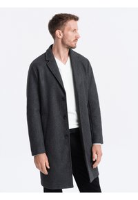 Ombre Abrigo clásico - dark grey melange
