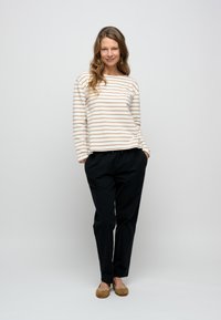 moshi moshi mind BLESSED  STRIPE - Mikina - ecru   warm sand