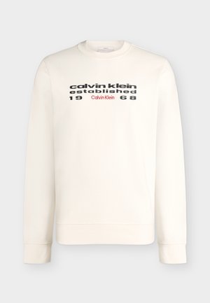 Calvin Klein Jeans, GRAPHIC CREWNECK - Φούτερ - black