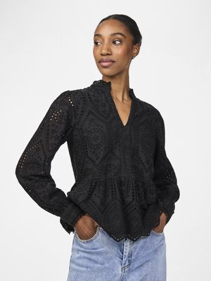 HOLI LS - Blouse - black