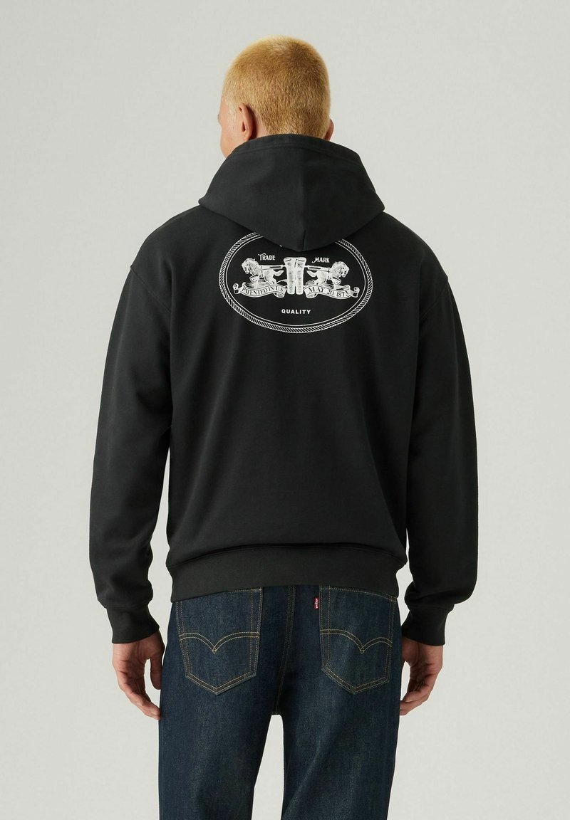 Levi's® RELAXED GRAPHIC - Felpa con cappuccio - black