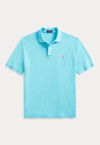 SLIM FIT MESH POLO SHIRT - Polosärk - turquoise nova