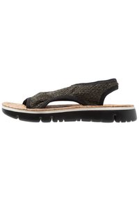 Camper Sandaalit nilkkaremmillä - mottled black