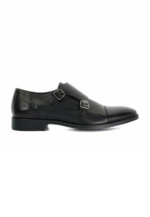 SATCHIN DOUBLE BUCKLE MONK - Mocassins de ville - black