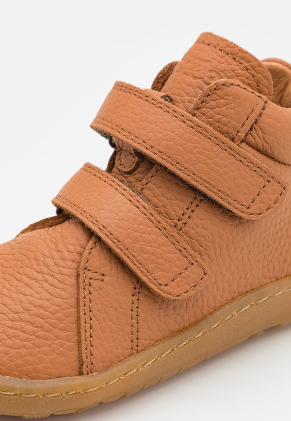 SMU BAREFOOT HIGH TOPS - Touch-strap shoes - cognac2